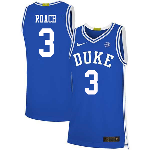 Duke Blue Devils #3 Jeremy Roach College Basketball Jerseys Sale-Blue